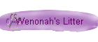 Wenonah's Litter
